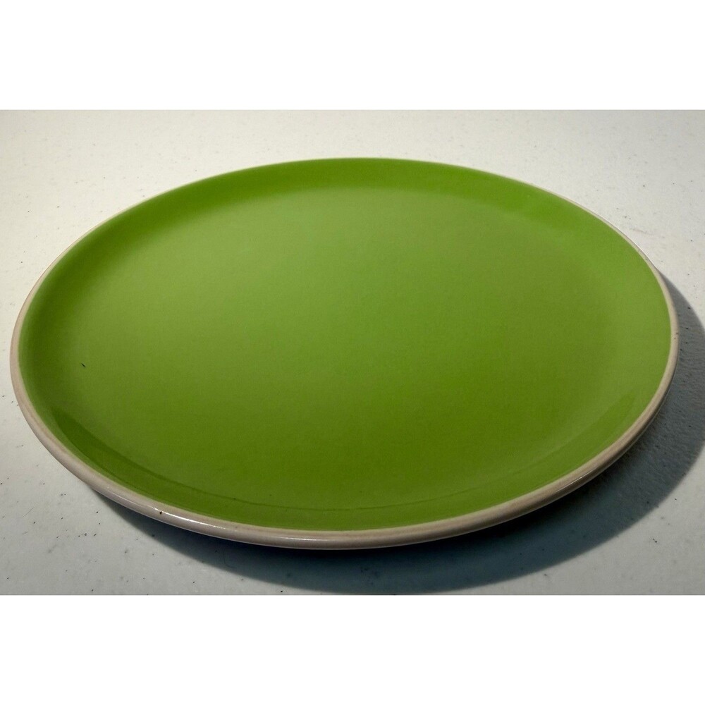 Oneida Color Burst Dinner Plate Green - EUC
